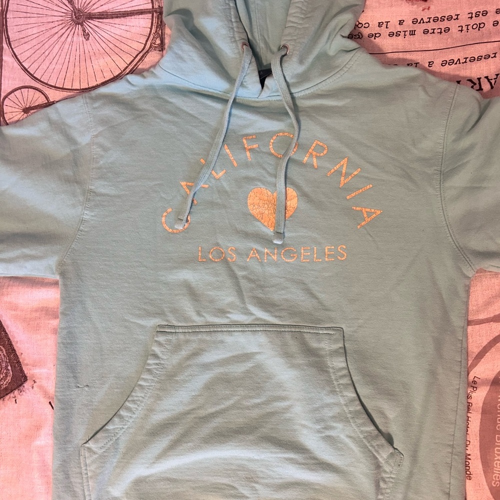 Teal California Los Angeles Hoodie